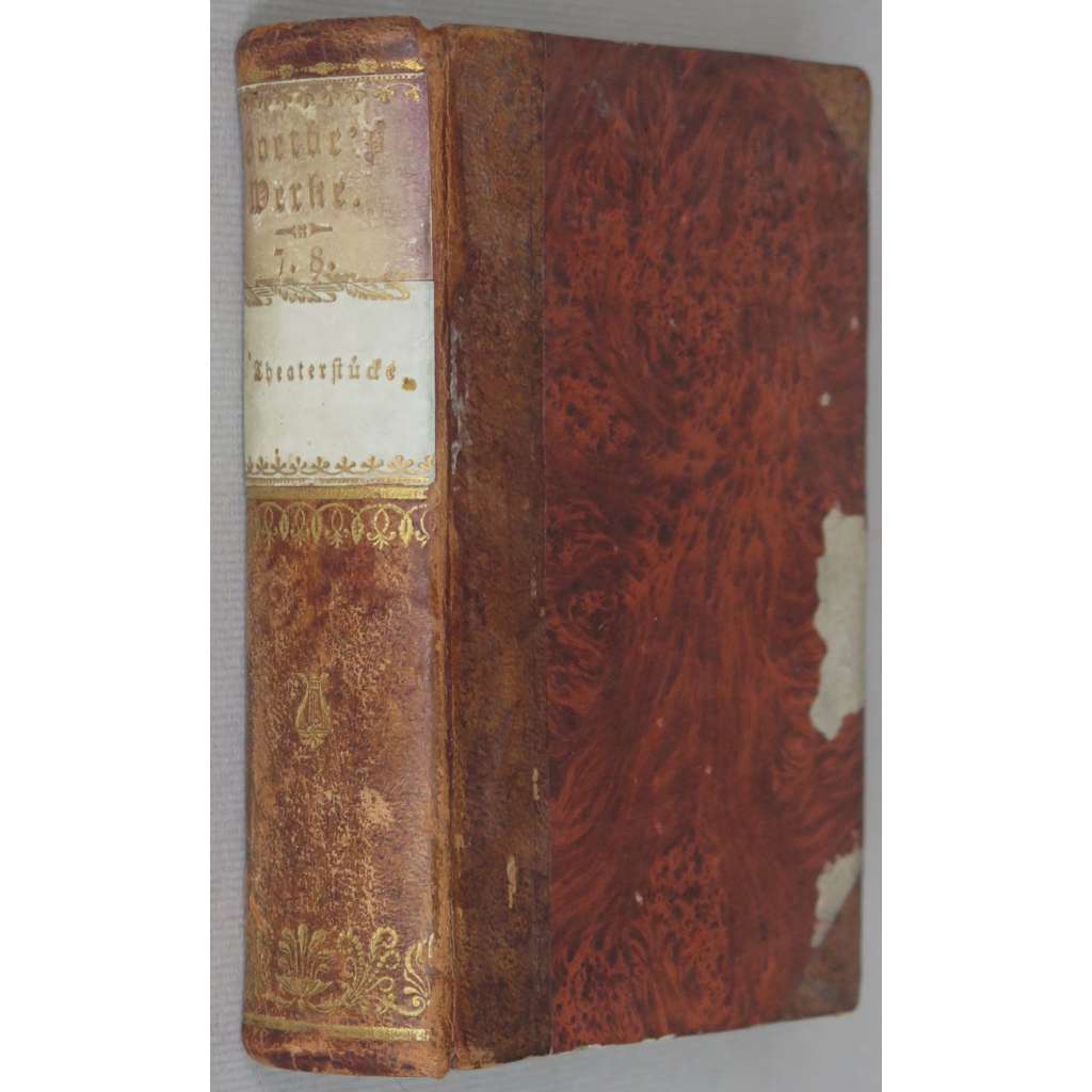 Goethe's Werke. Vollständige Ausgabe letzter Hand, sv. 7-8 [hry; dramata; divadlo; vazba; kůže]