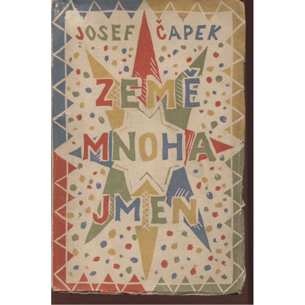 Země mnoha jmen (obálka Josef Čapek)