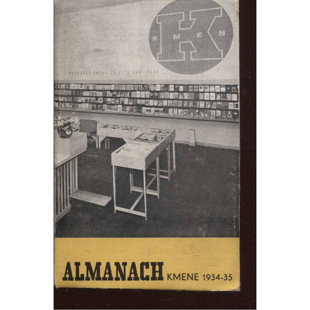 Almanach Kmene 1934-1935 (obálka Jaroslav Šváb)
