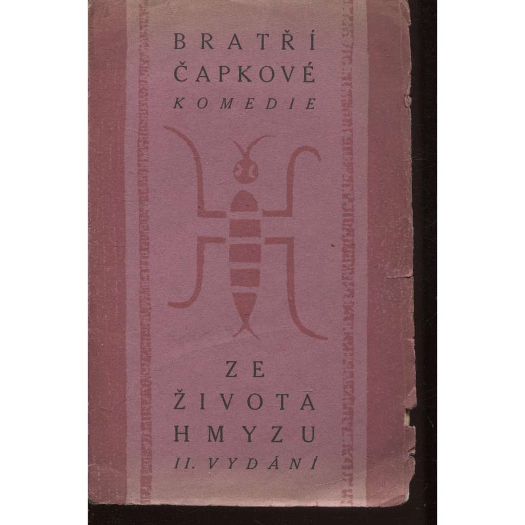 Ze života hmyzu (obálka Josef Čapek) - II. vydání 1922