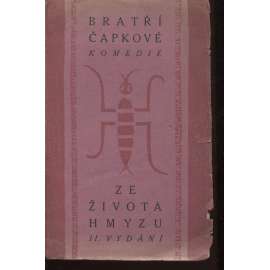 Ze života hmyzu (obálka Josef Čapek) - II. vydání 1922