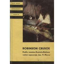 Robinson Crusoe (Knihy odvahy a dobrodružství -  KOD, svazek 29.) - ilustrace Zdeněk Burian