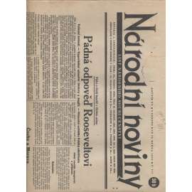 Národní noviny (29. 4. 1939) - Protektorát