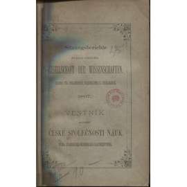 Věstník královské české společnosti nauk (historie, filozofie, jazykověda) 1897 [Nekrologium polské větve jednoty bratrské / Vlastní jména v rukopise Zelenohorském]