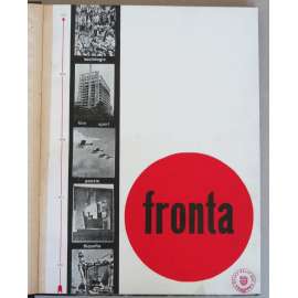 Fronta. Mezinárodní sborník soudobé aktivity [avantgarda; avantgardní literatura, umění, architektura, design; obálka]