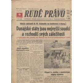Rudé právo (6.8.1948) - staré noviny