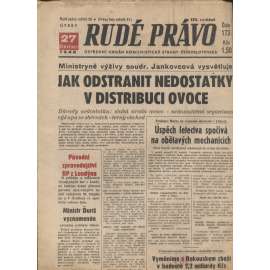 Rudé právo (27.7.1948) - staré noviny