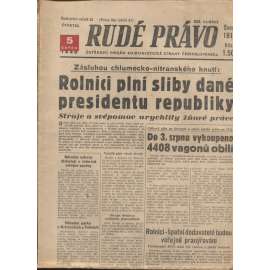 Rudé právo (5.8.1948) - staré noviny