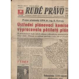 Rudé právo (8.8.1948) - staré noviny