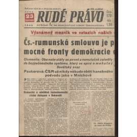 Rudé právo (23.7.1948) - staré noviny