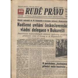 Rudé právo (20.7.1948) - staré noviny