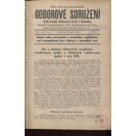 Odborové sdružení. Orgán komise odborových spolků v Rakousku (odbory)