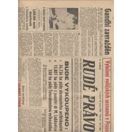 Rudé právo (31.1.1948) - staré noviny