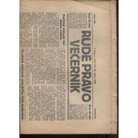 Rudé právo - večerník (10.8.1926) - 1. republika, staré noviny