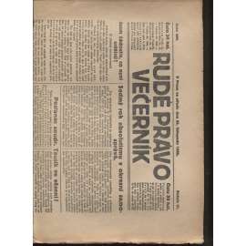 Rudé právo - večerník (25.11.1925) - 1. republika, staré noviny