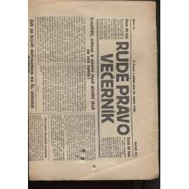 Rudé právo - večerník (15.1.1926) - 1. republika, staré noviny
