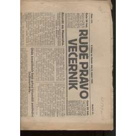 Rudé právo - večerník (6.8.1925) - 1. republika, staré noviny