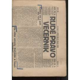 Rudé právo - večerník (8.2.1924) - 1. republika, staré noviny