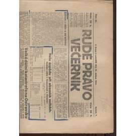 Rudé právo - večerník (14.4.1924) - 1. republika, staré noviny