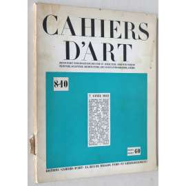 Cahiers d'Art, roč. 7, 1932, č. 8-10 [moderní umění; architektura; Francie; avantgarda; Man Ray]