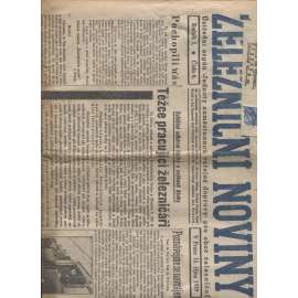 Železniční noviny (15.10.1939) - staré noviny, železnice