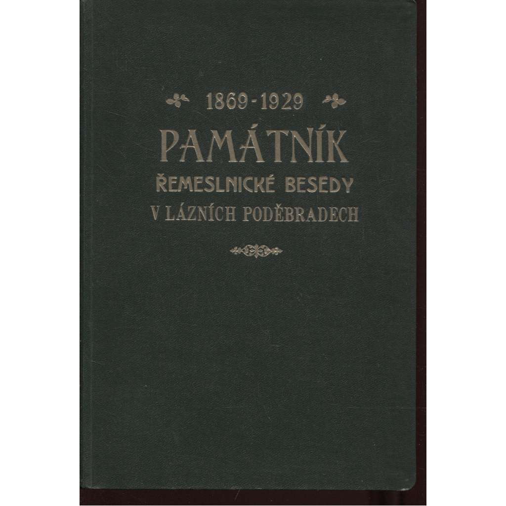 Památník Řemeslnické besedy v Poděbradech (Poděbrady, Řemeslnická beseda)