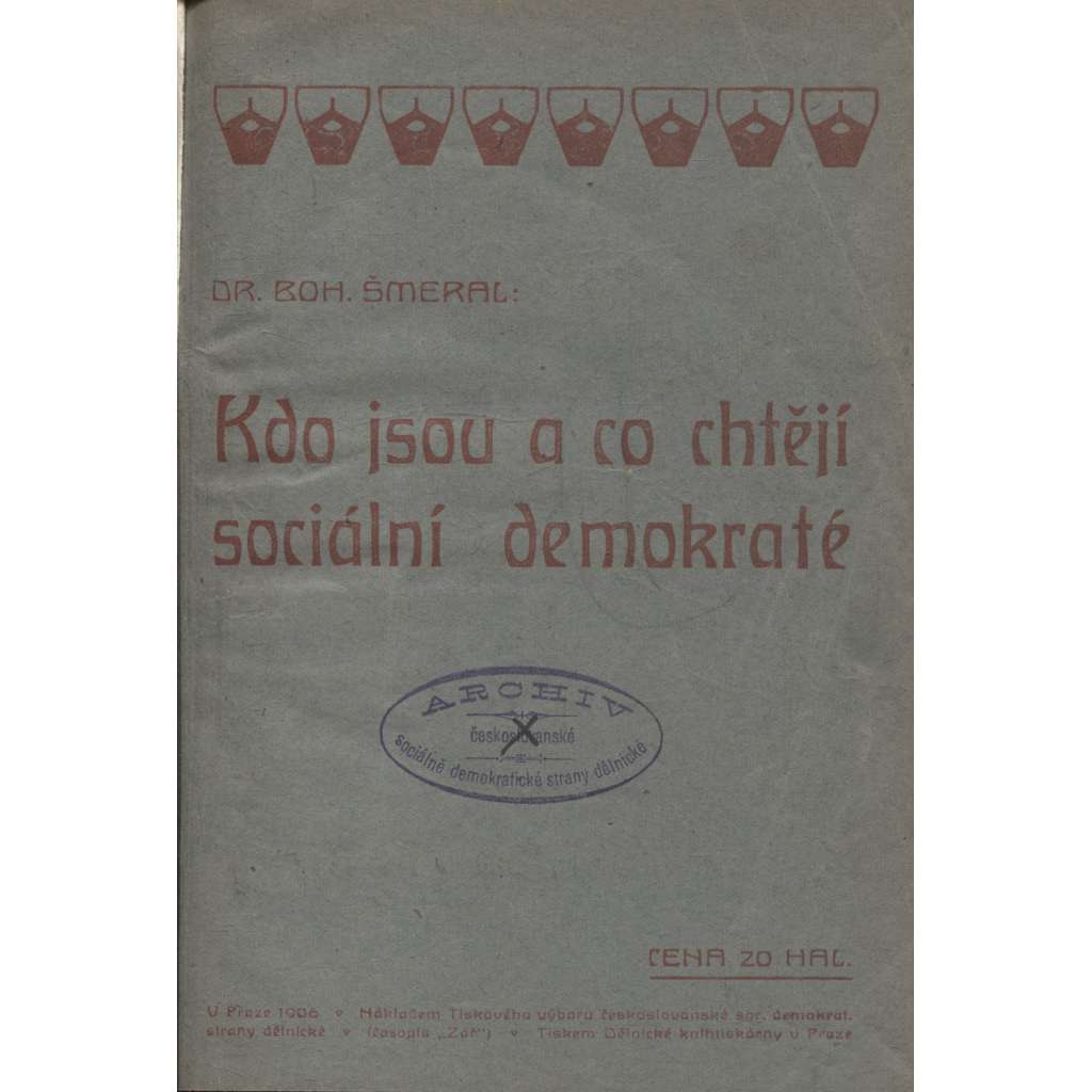 Kdo jsou a co chtějí sociální demokraté (levicová literatura)