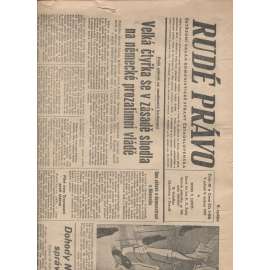 Rudé právo (4.4.1947) - staré noviny, levicová literatura