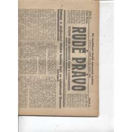 Rudé právo (23.3.1924) - 1. republika, staré noviny