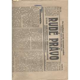 Rudé právo (12.4.1924) - 1. republika, staré noviny (noviny nejsou kompletní)