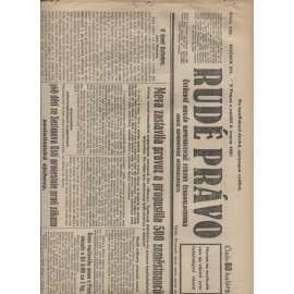 Rudé právo (9.8.1931) - 1. republika, staré noviny