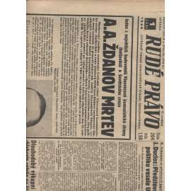 Rudé právo (1.9.1948) staré noviny