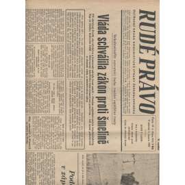 Rudé právo (1.2.1947) staré noviny
