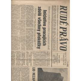 Rudé právo (2.2.1947) staré noviny