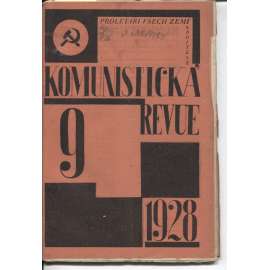 Komunistická revue, ročník V., číslo 9/1928 (komunistická literatura)