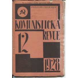 Komunistická revue, ročník V., číslo 12/1928 (komunistická literatura)