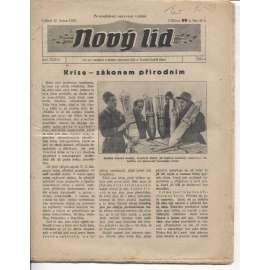 Nový lid, ročník XXXIII., číslo 4/1936. List pro vzdělání a mravní obrození lidu (28.1.1936) - staré noviny, 1. republika