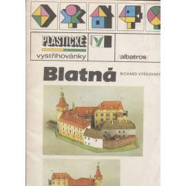 Blatná -Plastické vystřihovánky [papírový model, vyd. Albatros, 1987]