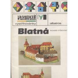 Blatná -Plastické vystřihovánky [papírový model, vyd. Albatros, 1987]