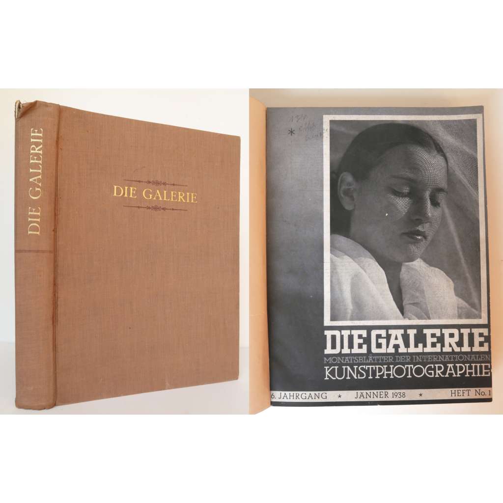 Die Galerie: Monatsblätter der internationalen Kunstphotograpie. 6. Jahrgang, Jänner – Oktober 1938 + Dezember 1938, Hefte 1-10 + Heft 12 [fotografie, časopis]