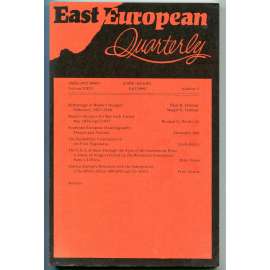 East European Quarterly, Volume XXIV, No. 3, September 1990 (Fall 1990) [východoevropská studia, Východní a Střední Evropa - politika, ekonomie, kultura, časopisy]
