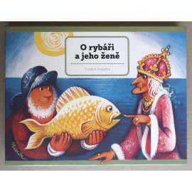 Vojtěch Kubašta - O rybáři a jeho ženě [dětské leporelo, pohádky, pop-up kniha, prostorová publikace]