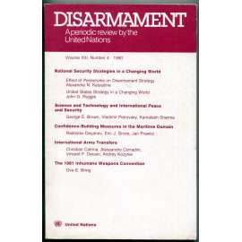 Disarmament. Aperiodic review by the United Nations, Volume XIII, Number 4, 1990 [odzbrojení, demilitarizace, OSN - Organizace spojených národů]