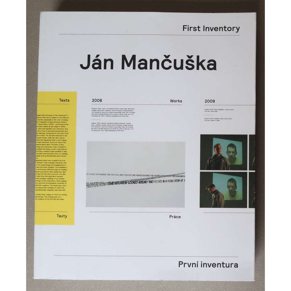Ján Mančuška: First Inventory / První inventura [české umění přelomu 20. a 21. století, koknceptuální umění]