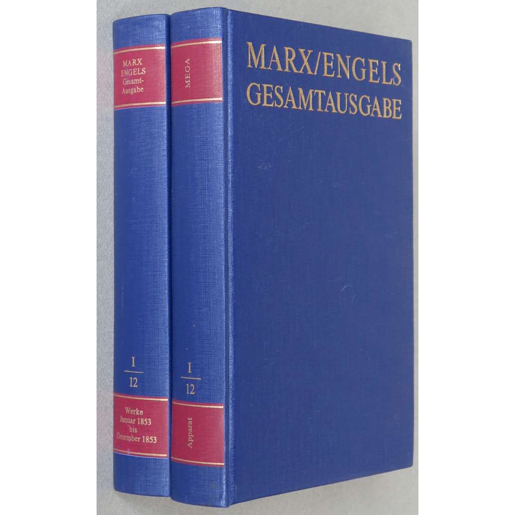 Karl Marx, Friedrich Engels: Gesamtausgabe (MEGA), sv. I/12, Text + Apparat [sebrané spisy; kritické vydání]
