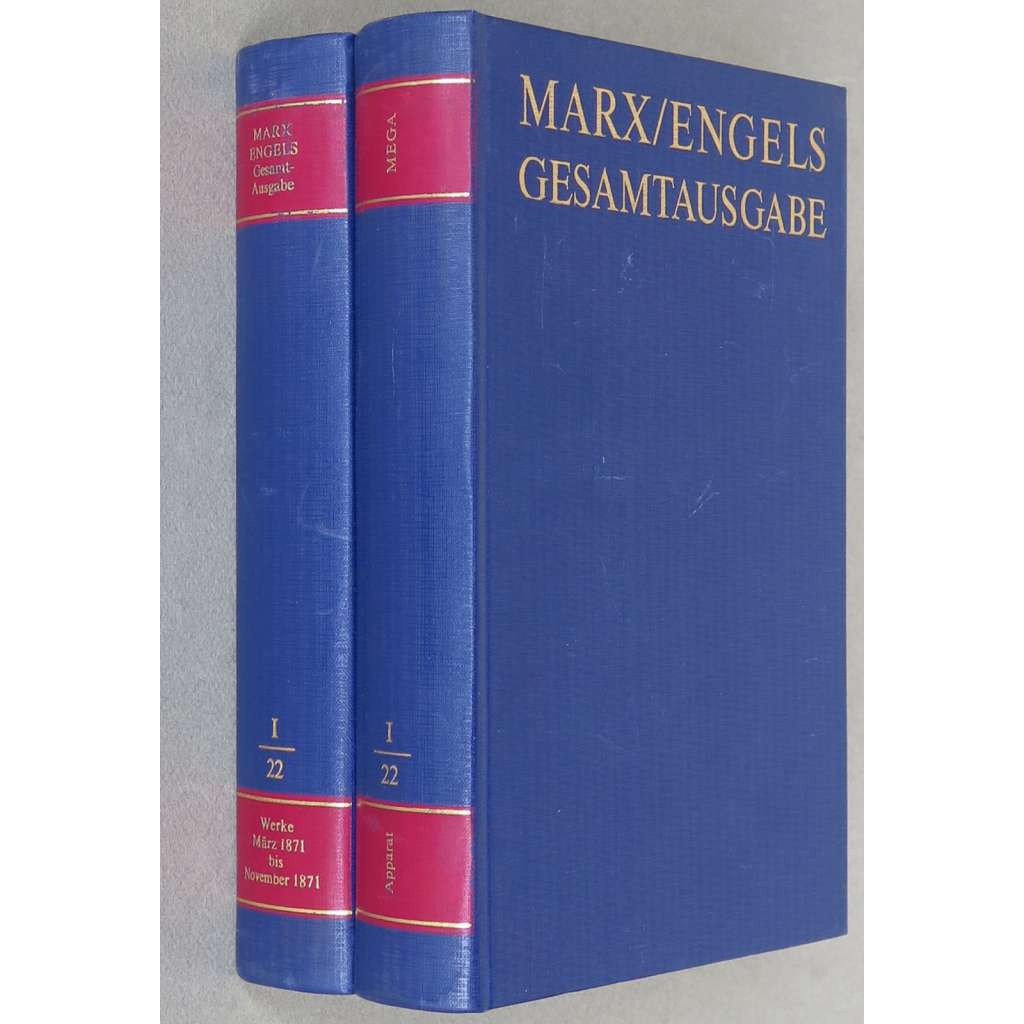 Karl Marx, Friedrich Engels: Gesamtausgabe (MEGA), sv. I/22, Text + Apparat [sebrané spisy; kritické vydání; Pařížská komuna]