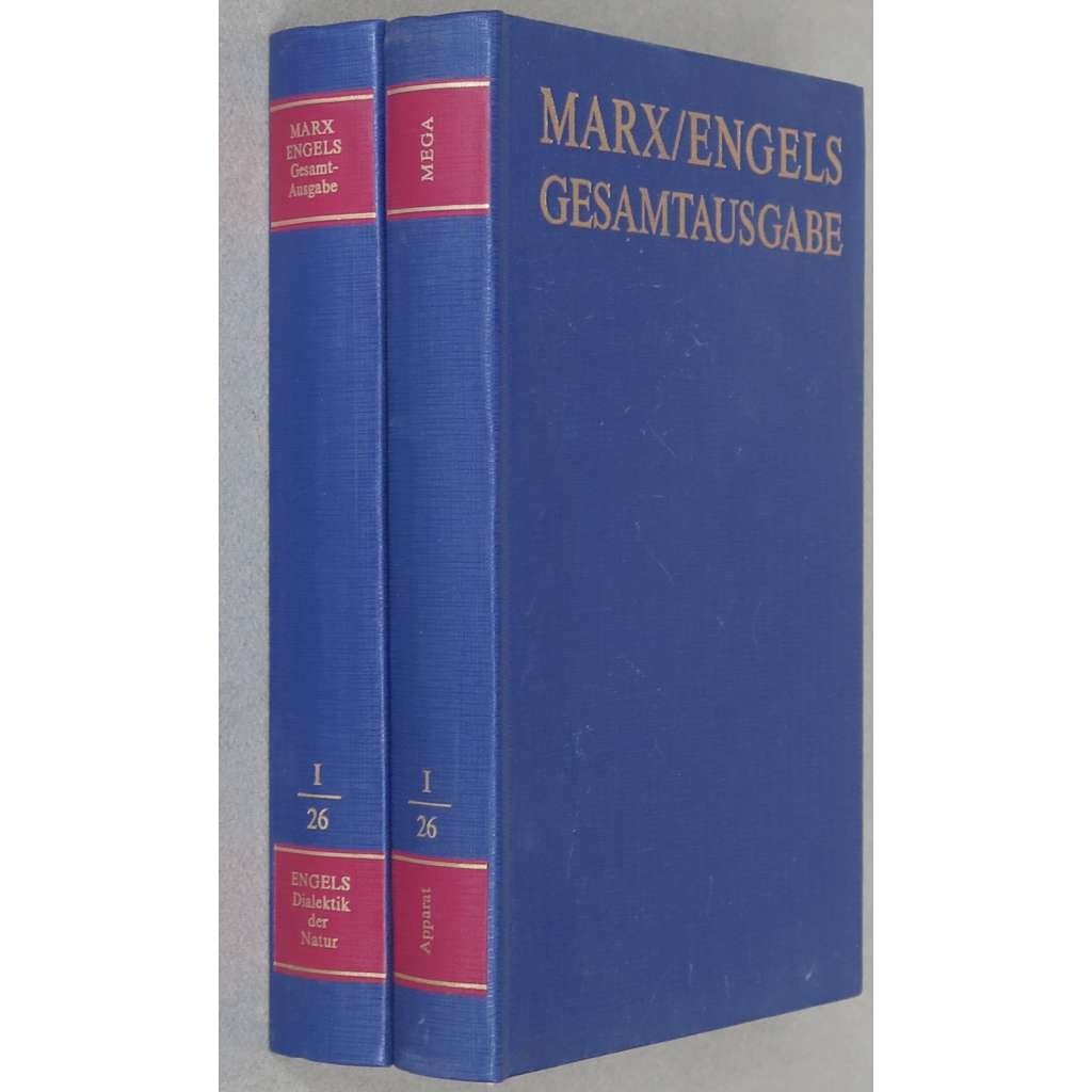 Karl Marx, Friedrich Engels: Gesamtausgabe (MEGA), sv. I/26, Text + Apparat [sebrané spisy; kritické vydání; Dialektika přírody; Dialektik der Natur]