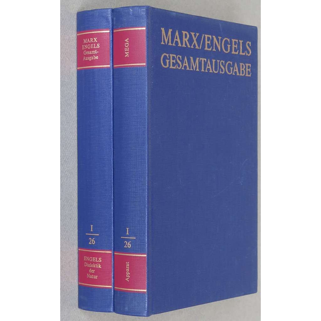 Karl Marx, Friedrich Engels: Gesamtausgabe (MEGA), sv. I/26, Text + Apparat [sebrané spisy; kritické vydání; Dialektika přírody; Dialektik der Natur]