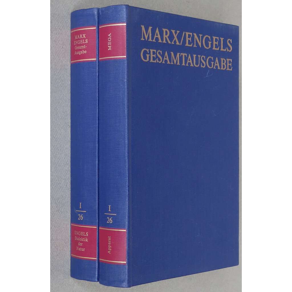 Karl Marx, Friedrich Engels: Gesamtausgabe (MEGA), sv. I/26, Text + Apparat [sebrané spisy; kritické vydání; Dialektika přírody; Dialektik der Natur]
