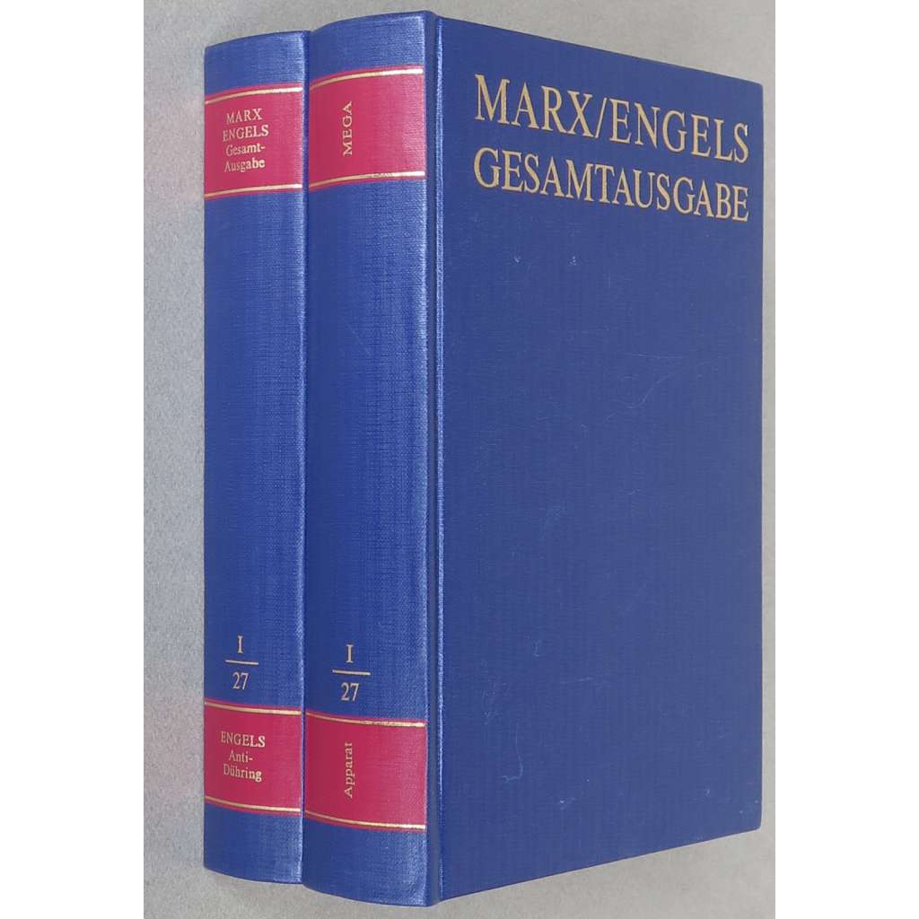 Karl Marx, Friedrich Engels: Gesamtausgabe (MEGA), sv. I/27, Text + Apparat [sebrané spisy; kritické vydání; Anti-Dühring]